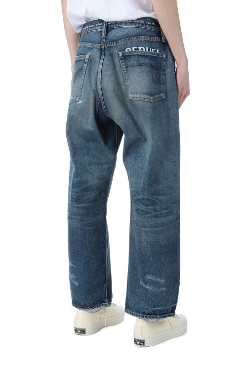 DAMAGE DENIM PANTS / INDIGO (SQ-24AW-PT-09) | セレクト DAMAGE DENIM PANTS / INDIGO (SQ-24AW-PT-09) | セレクト