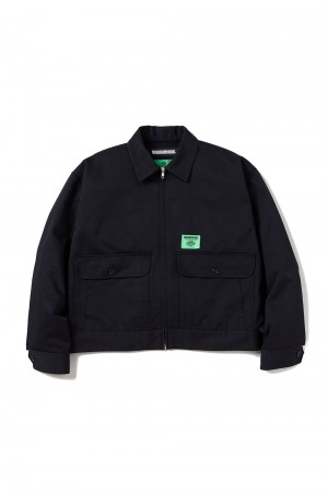 NH X DICKIES . ZIP WORK JACKET / OLIVE DRAB (242VFDKN-JKM01