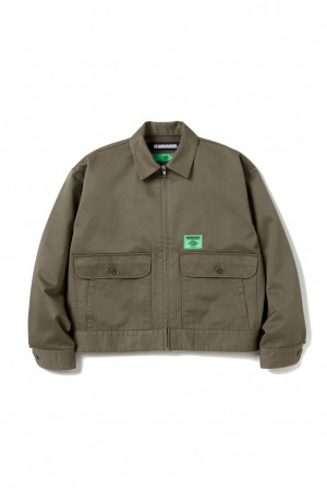 NH X DICKIES . ZIP WORK JACKET / BLACK (242VFDKN-JKM01