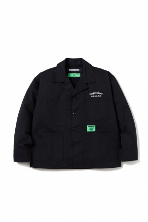 NH X DICKIES . COVERALL JACKET / BLACK (242VFDKN-JKM02) | セレクト
