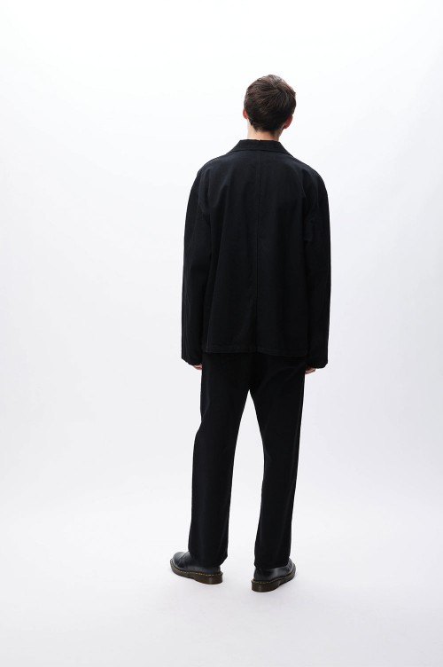 BW . COVERALL JACKET / BLACK (242AQNH-JKM06) | セレクトショップ