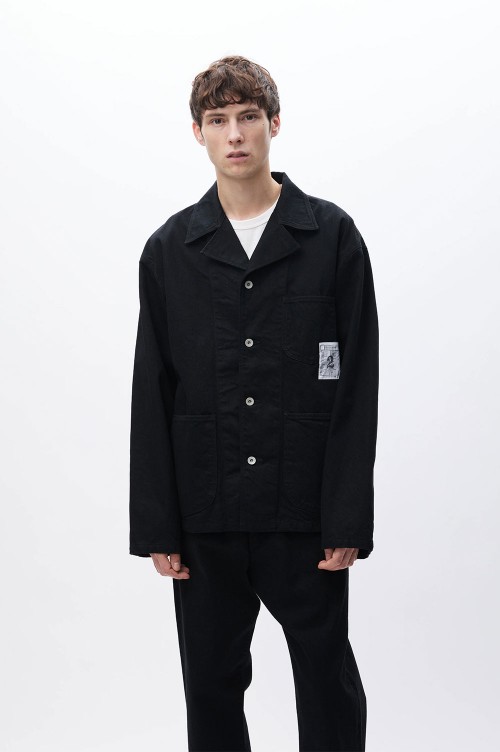 BW . COVERALL JACKET / BLACK (242AQNH-JKM06) | セレクトショップ
