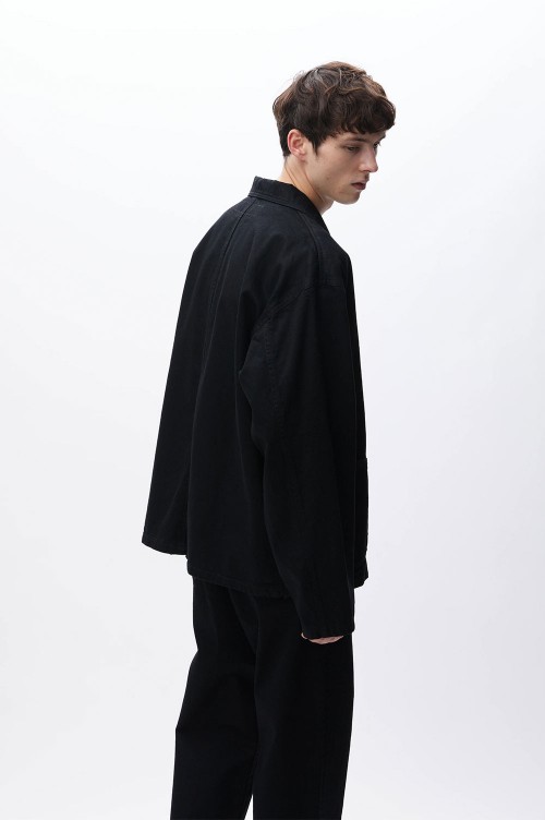 NEIGHBORHOOD 242AQNH-JKM06 Mサイズ BW BW . COVERALL JACKET / BLACK (242AQNH-JKM06) | セレクトショップ