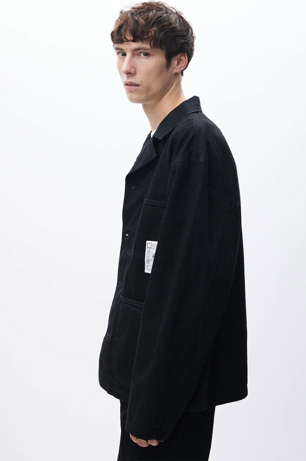 NEIGHBORHOOD 242AQNH-JKM06 Mサイズ BW BW . COVERALL JACKET / BLACK (242AQNH-JKM06) | セレクトショップ