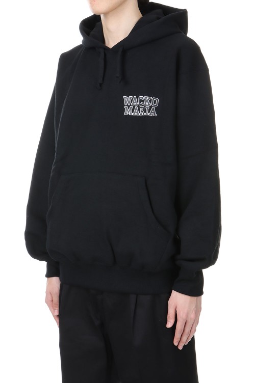 HEAVY WEIGHT PULLOVER HOODED SWEAT SHIRT ( TYPE-2 ) / BLACK (24FW