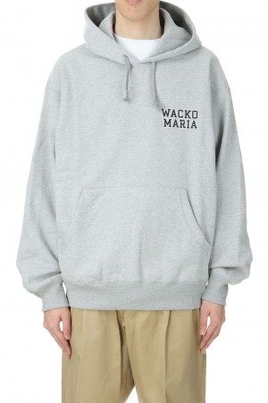 HEAVY WEIGHT PULLOVER HOODED SWEAT SHIRT ( TYPE-2 ) / NAVY (24FW-WMC-SS04)