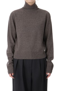 Wool Cashmere Turtle Knit -MOCA(12420518)