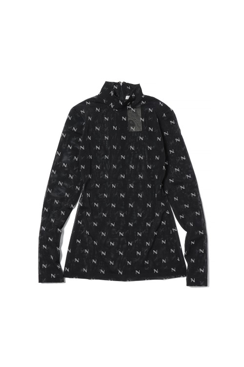 HAENGNAE KISHIMEN TOPS ブラック HAENGNAE（ヘンネ） tシャツ 「HAENGNAE/ヘンネ」KISHIMEN LOGO TOP