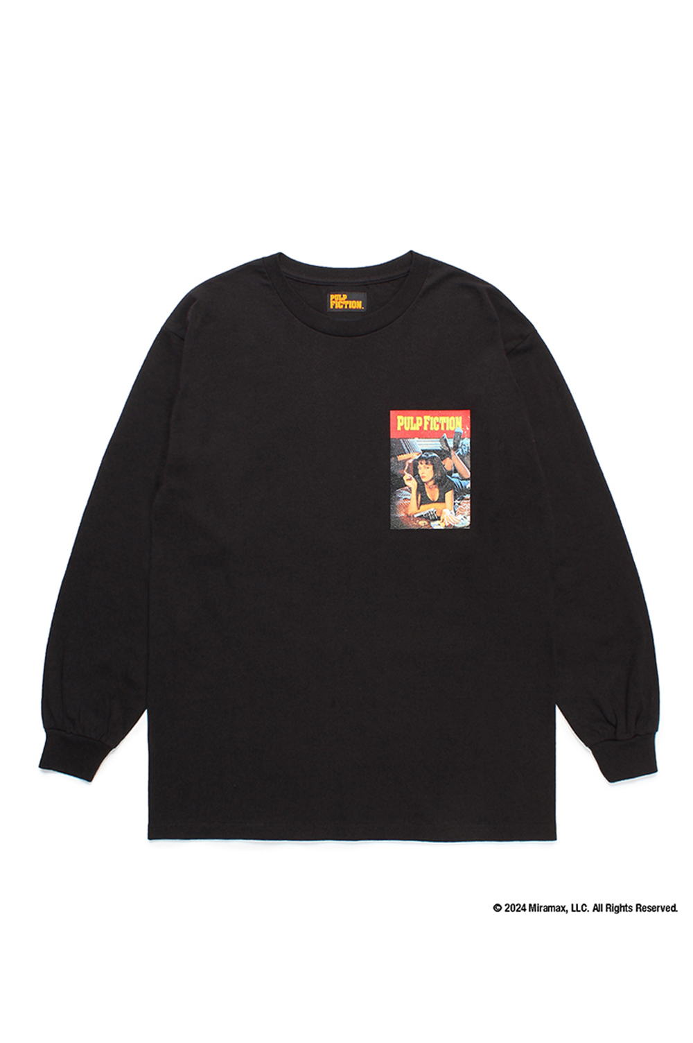 Tシャツ・カットソー WACKO MARIA PULP FICTION PCREW NECK LONG SLEEVE TYPE-3 PULP FICTION / CREW NECK LONG SLEEVE T-SHIRT ( TYPE-3