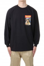 PULP FICTION / CREW NECK T-SHIRT ( TYPE-4 ) / BLACK (PF-WM