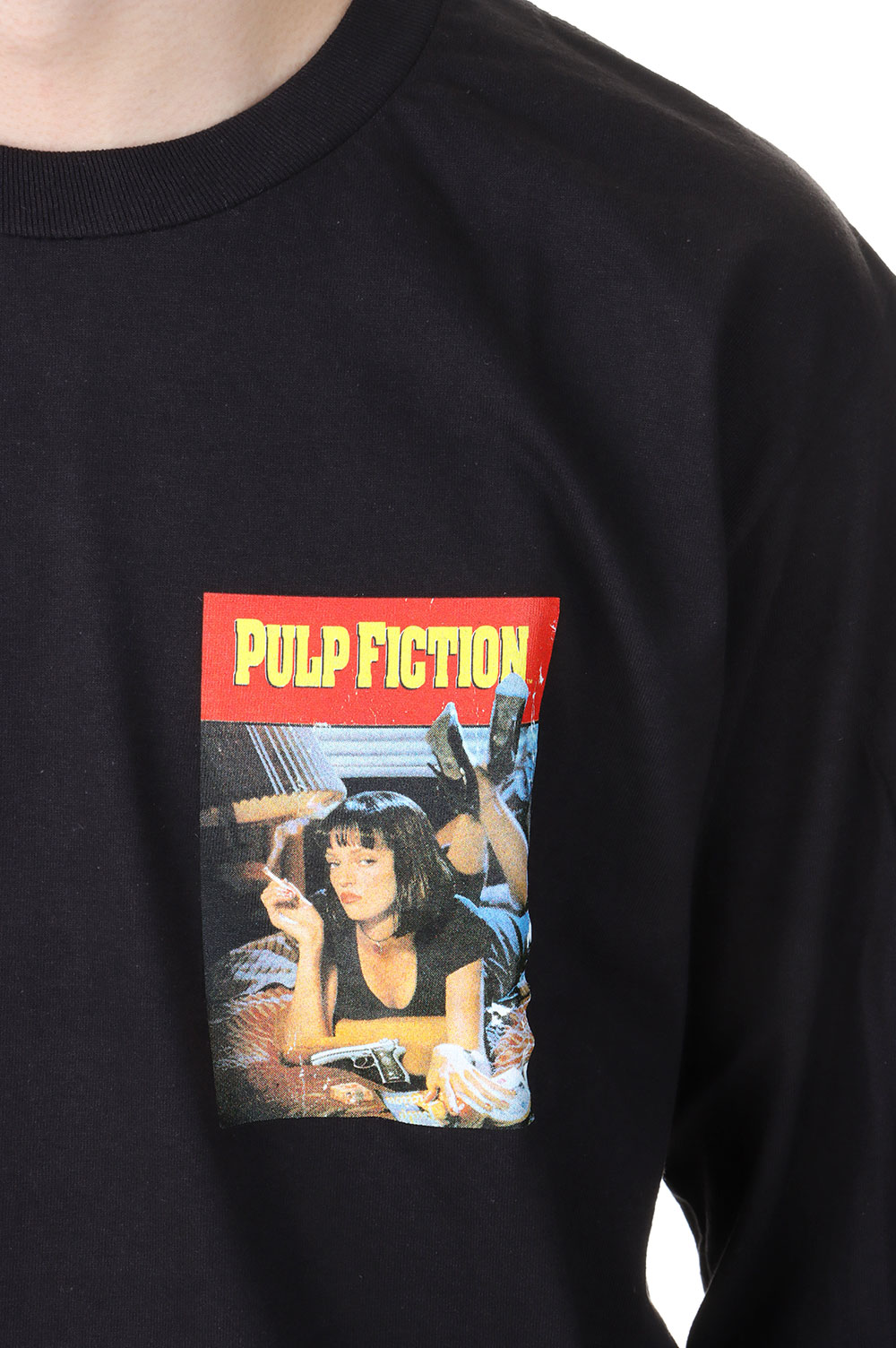 【WACKO MARIA】 PULP FICTION / CREW NECK LONG SLEEVE T-SHIRT WACKO MARIA◇PULP FICTION / CREW NECK LONG SLEEVE T-SHIRT