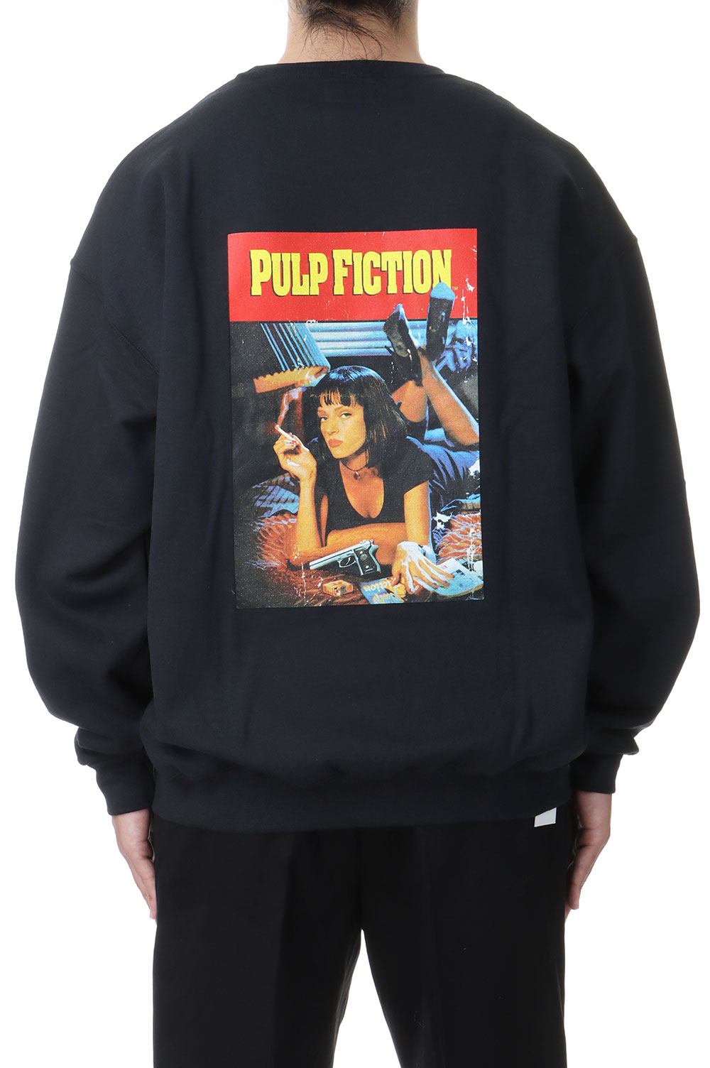 WACKO MARIA(ワコマリア) / PULP FICTION / CREW NECK SWEAT SHIRT ( TYPE-1 ) BLACK  | - VITAL ORGAN ONLINE STORE | WACKO 
