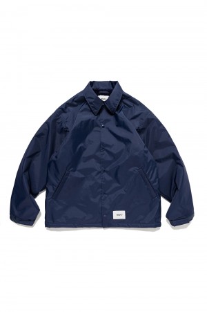 MC / JACKET / NYLON. OXFORD / NAVY (242TQDT-JKM01