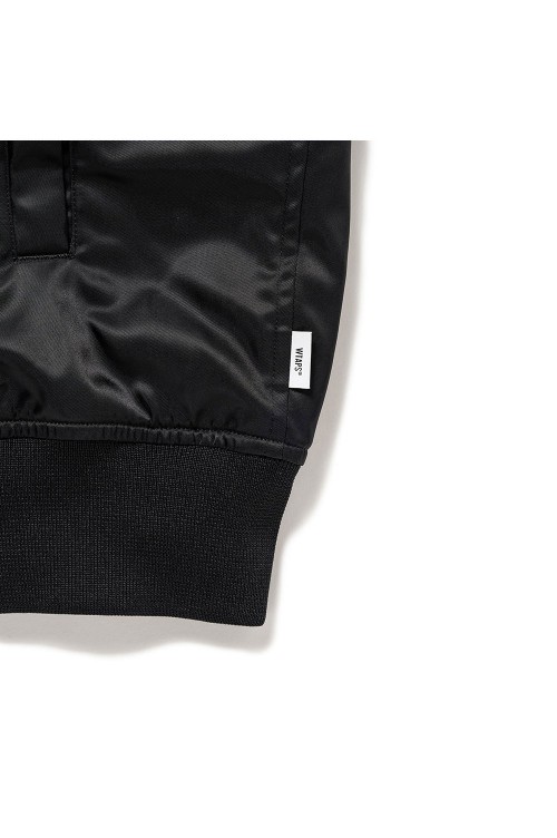 TEAM / JACKET / NYLON. TWILL / BLACK (242TQDT-JKM05