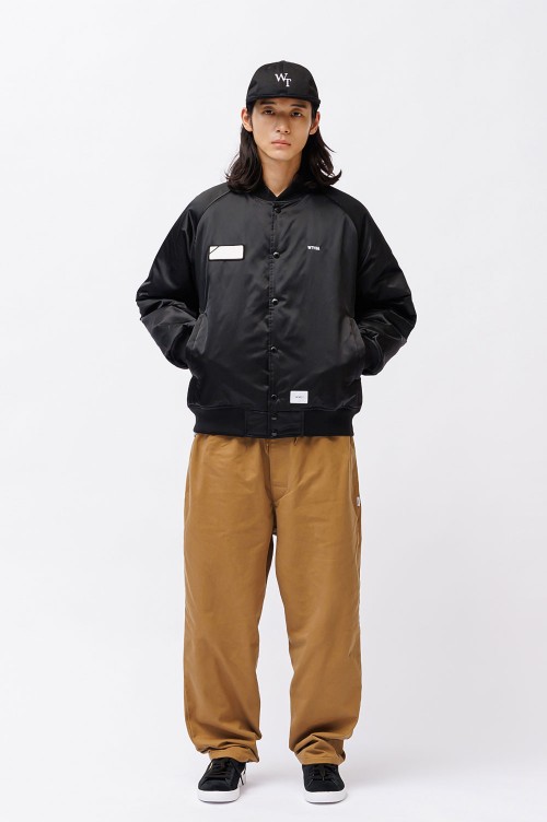 TEAM / JACKET / NYLON. TWILL / BLACK (242TQDT-JKM05) |  セレクトショップ｜DeepInsideinc.com Store
