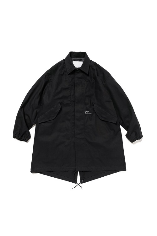 ★決算特価商品★ SMOCK / COAT / COTTON. SERGE / BLACK (242WVDT-JKM03 ジャケット・アウター
