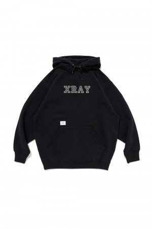 【関税込み】WTAPS ブラック Academy コットン フーディ 0227180624_65dda61015409__5718