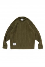 DECK / SWEATER / POLY / BLACK (242MADT-KNM06) | セレクトショップ｜DeepInsideinc.com  Store
