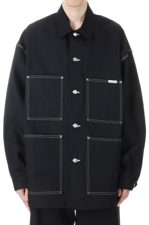 Rigid Denim Coverall / Black (CTE-24A205) | セレクトショップ｜DeepInsideinc.com Store