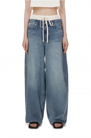 Layered Waist Denim(12411402)