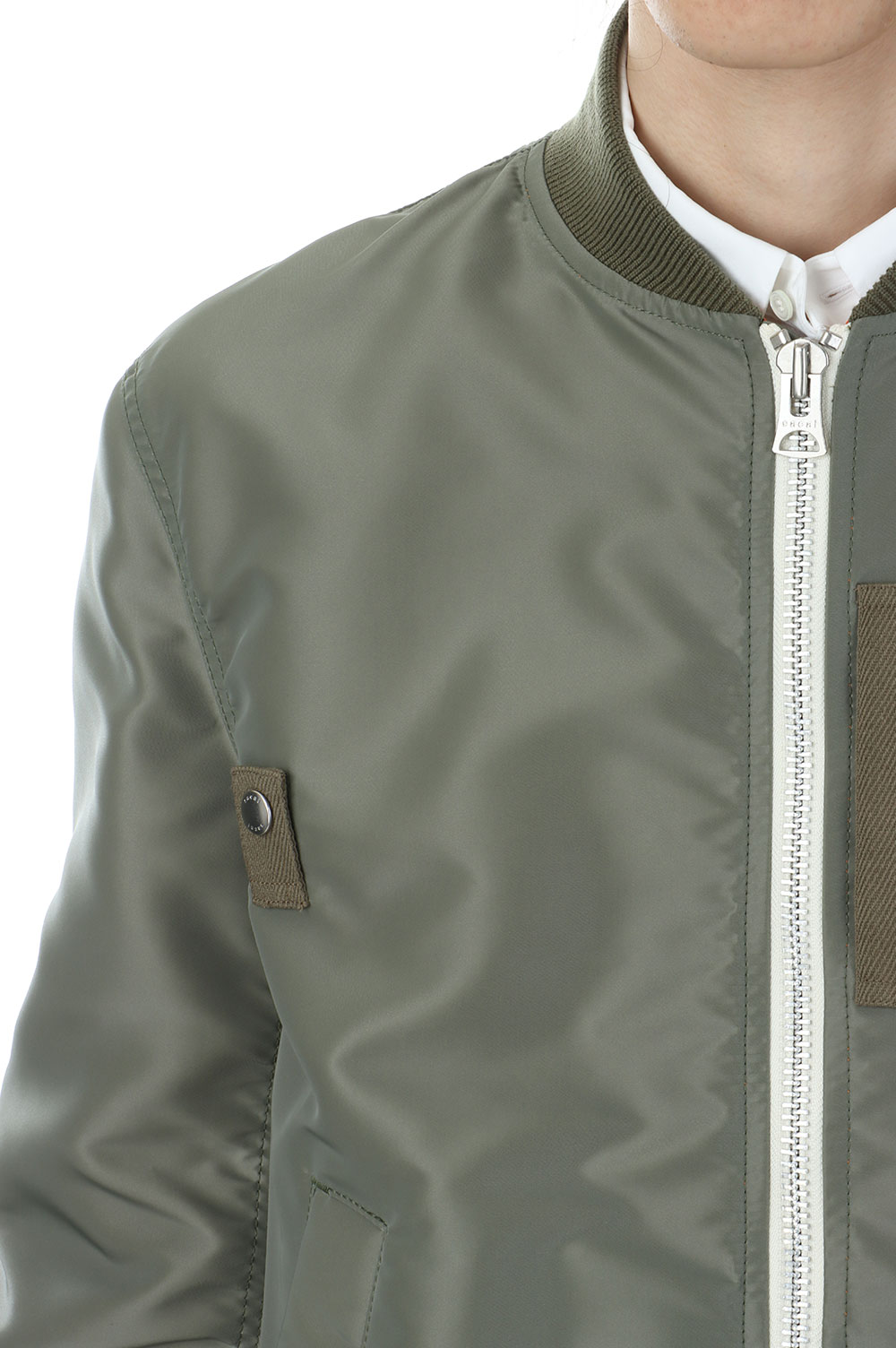 け*ー様 サカイ SCM-201 フライトジャケット グレー サカイ - sacai | Nylon Twill Blouson-Charcoal Gray-1の通販