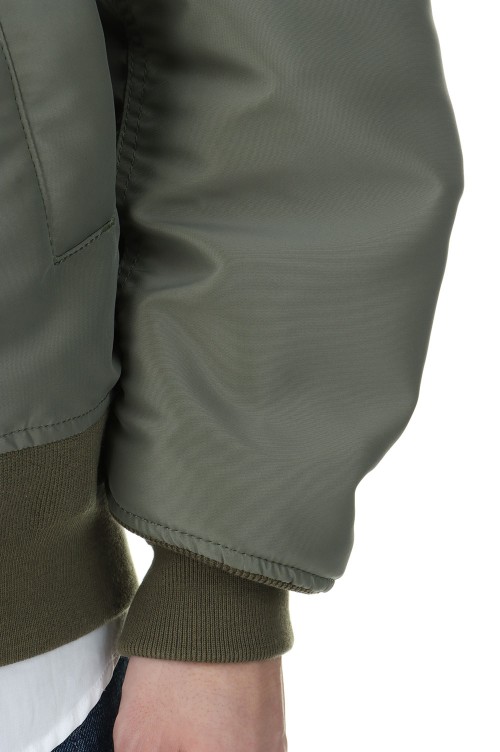 け*ー様 サカイ SCM-201 フライトジャケット グレー Nylon Twill Blouson - KHAKI 501 (SCM-201) | セレクトショップ