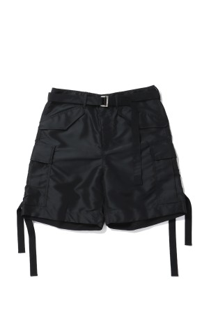 Nylon Twill Shorts - BLACK 001 (SCM-203) | セレクトショップ