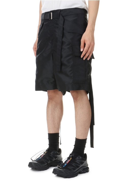 sacai ナイロンカーゴショーツ　サイズ1 SCM-203 黒 ほぼ新品】sacai ナイロンカーゴショーツ サイズ1 SCM-203 黒