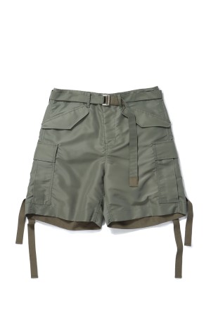 Nylon Twill Shorts - BLACK 001 (SCM-203) | セレクトショップ