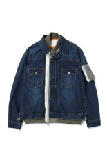 Wool Melton Nylon Twill Blouson (24-03554M) | セレクト