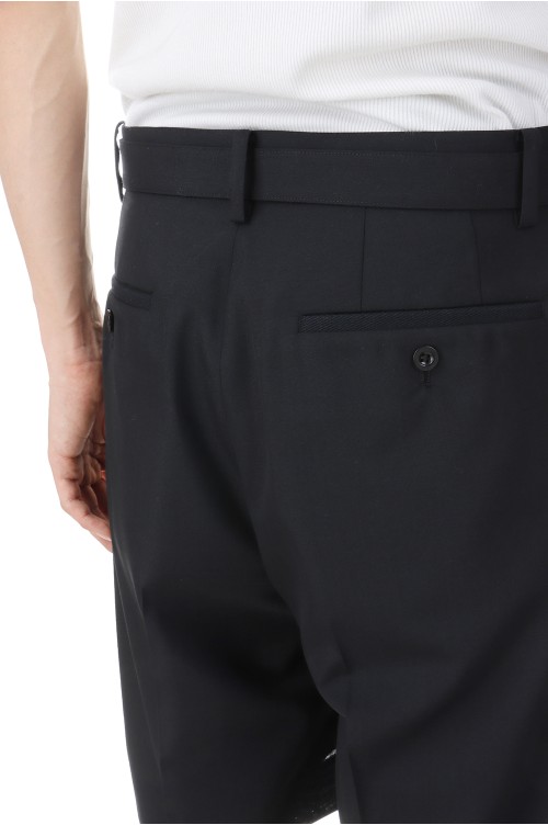 Suiting Shorts - BLACK 001 (SCM-213) | セレクトショップ