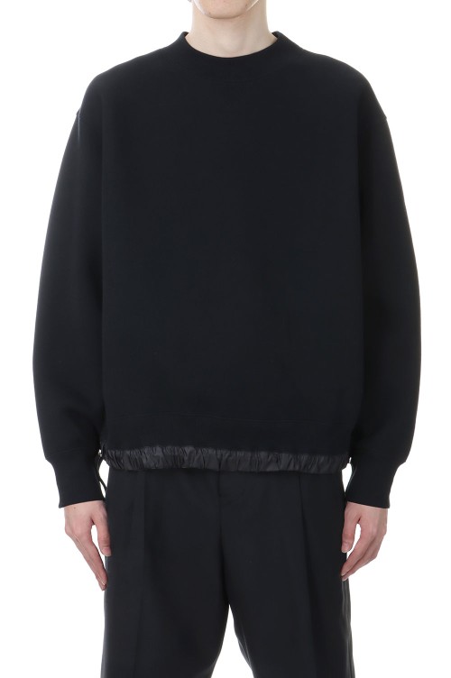 sacai 24AW s Sponge Sweat Pullover 1 黒 sacai 24AW s Sponge Sweat Pullover 1 黒