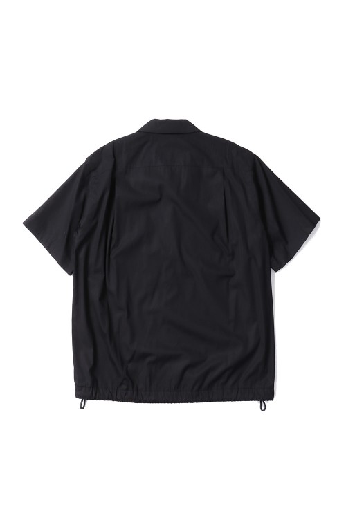 トップス sacai Cotton Poplin Shirt SCM-217 Cotton Poplin Shirt - BLACK 001 (SCM-217) | セレクトショップ