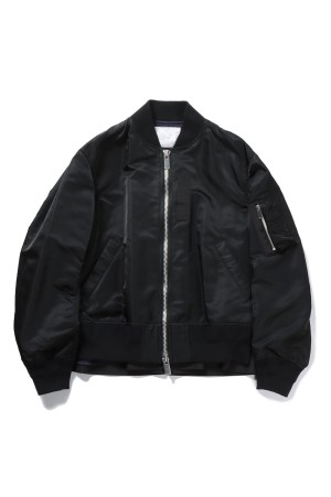 Nylon Twill Blouson - BLACK 001 (SCW-201) | セレクトショップ