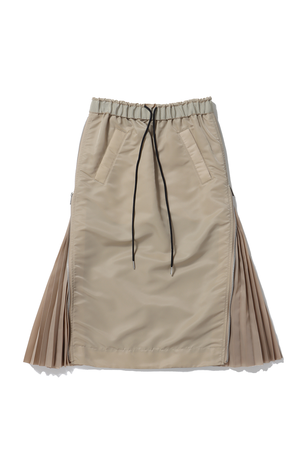 Nylon Twill Skirt - BEIGE 651 (SCW-204) | セレクトショップ