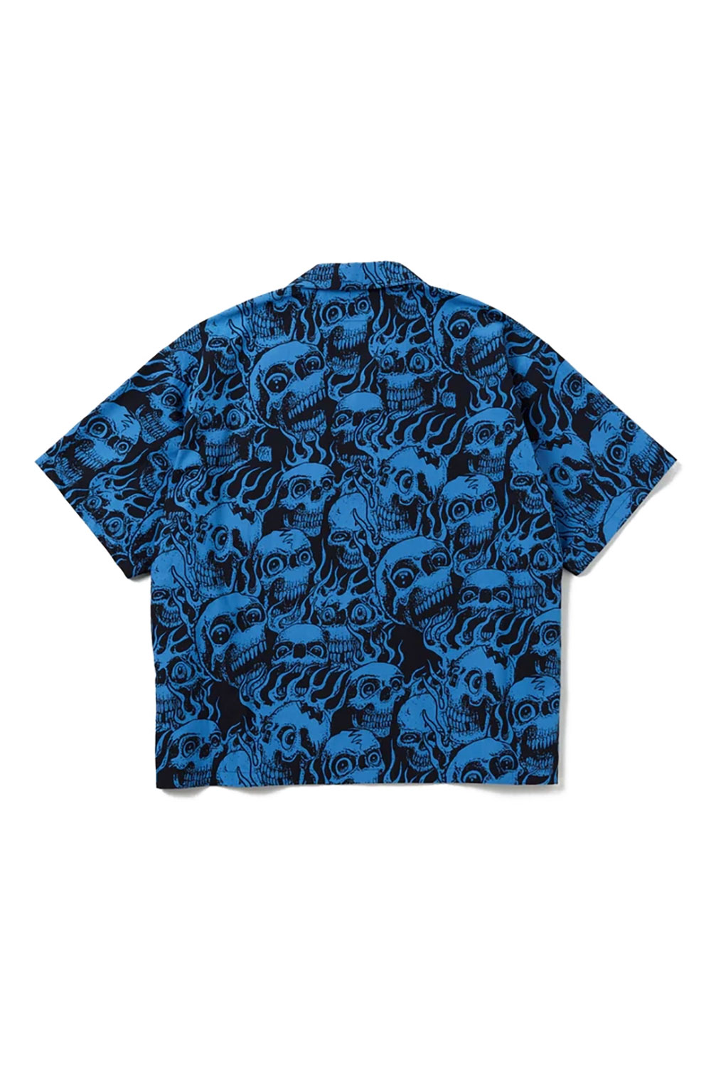 NH x BABYLON . HAWAIIAN SHIRT SS / BLUE (241TSBLN-SHM01S 