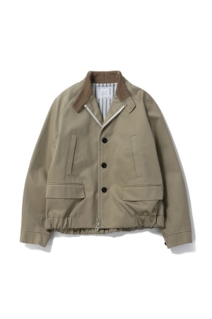 Cotton Chino Jacket - BEIGE 651 (25-03603M) | セレクト