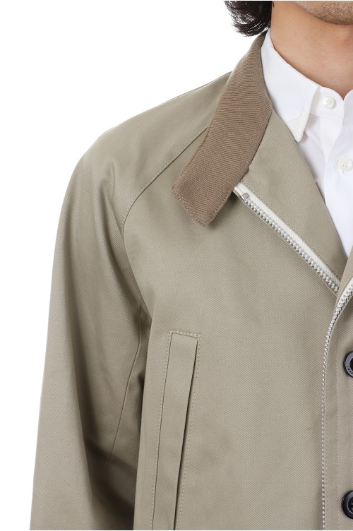 Cotton Chino Jacket - BEIGE 651 (25-03603M) | セレクト