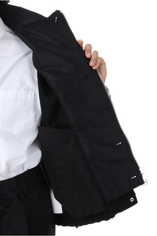 sacai x CLOT Reversible Coat BLACK サイズ 1 | ヤマダウェブコム