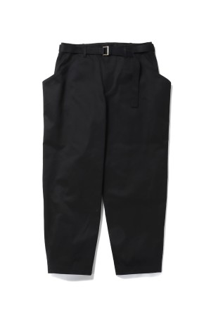 Cotton Chino Pants - BLACK 001 (25-03604M) | セレクトショップ