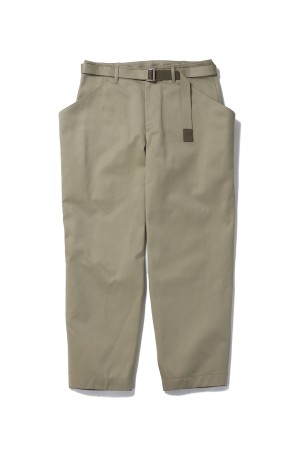 美品】Sacai 25SS Cotton Chino Pants 黒 0 Sacai】Cotton Chino