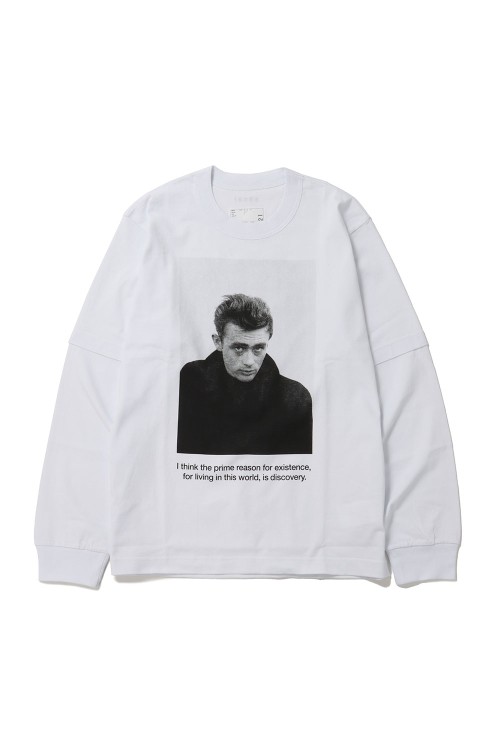 James Dean L/S T-shirt - WHITE 101 (25-0921S) | セレクト