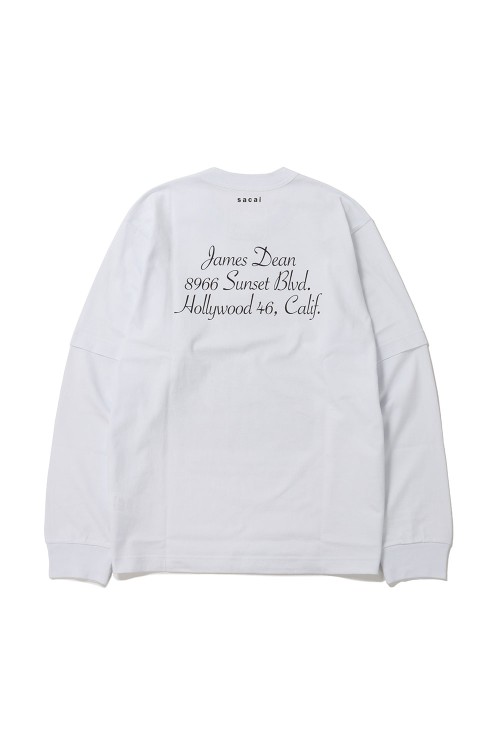 James Dean Tシャツ Lサイズ ホワイト white-james-dean-ls-t-shirt.jpg