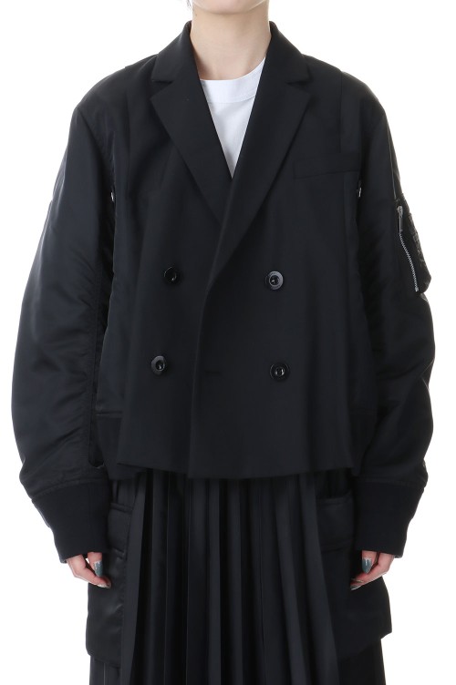 Suiting x Nylon Twill Jacket - BLACK 001 (25-07633) | セレクト