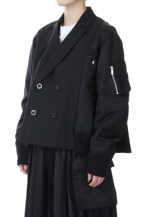 Suiting x Nylon Twill Jacket - BLACK 001 (25-07633) | セレクト
