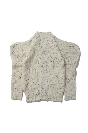 【値下げ】sacai 25SS Nep Yarn Knit Cardigan ニットカーディガン 25-07656 アイボリー サイズ：1 (新宿店) sacai(サカイ) 25SSNep Yarn Knit Cardiganニットカーディガン25