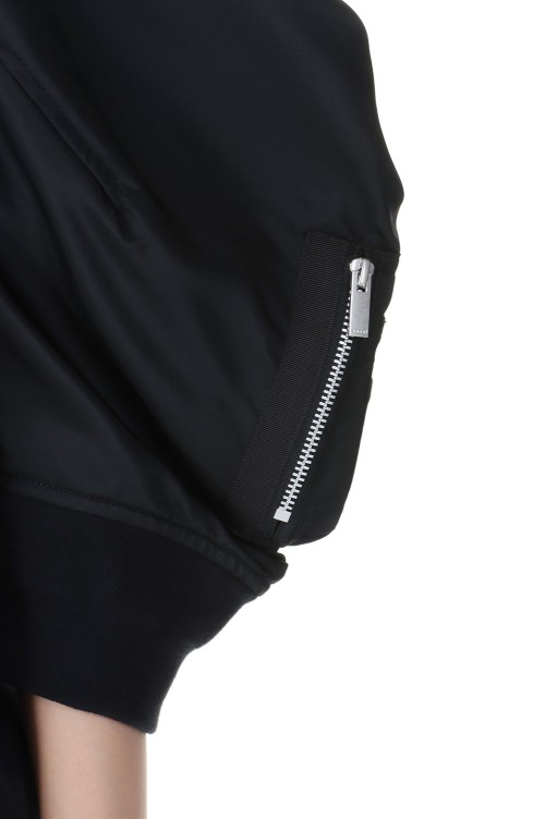 Cotton Gabardine x Nylon Twill Jacket - BLACK 001 (25-07671