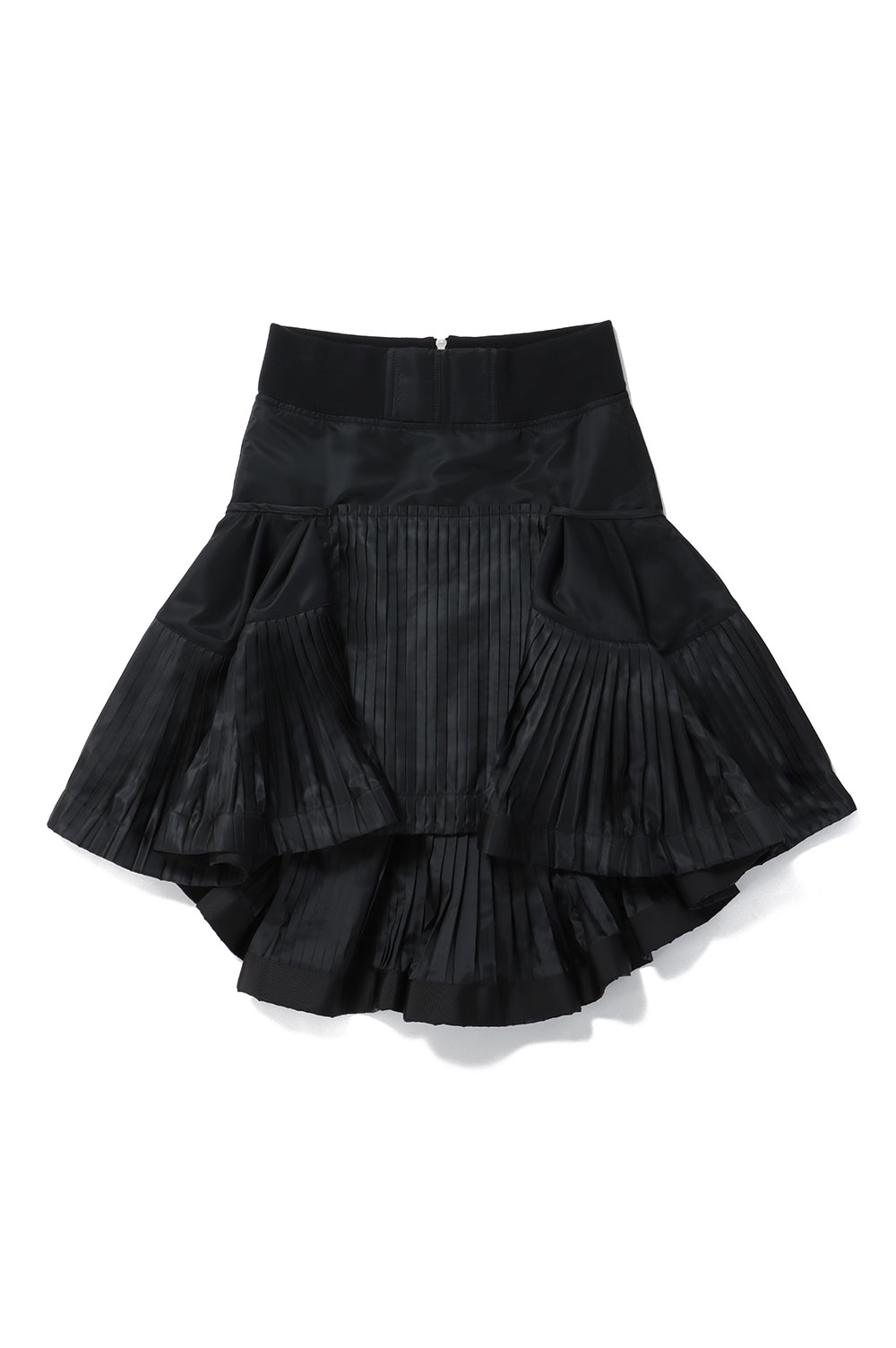 Nylon Twill Skirt - BLACK 001 (25-07679) | セレクトショップ