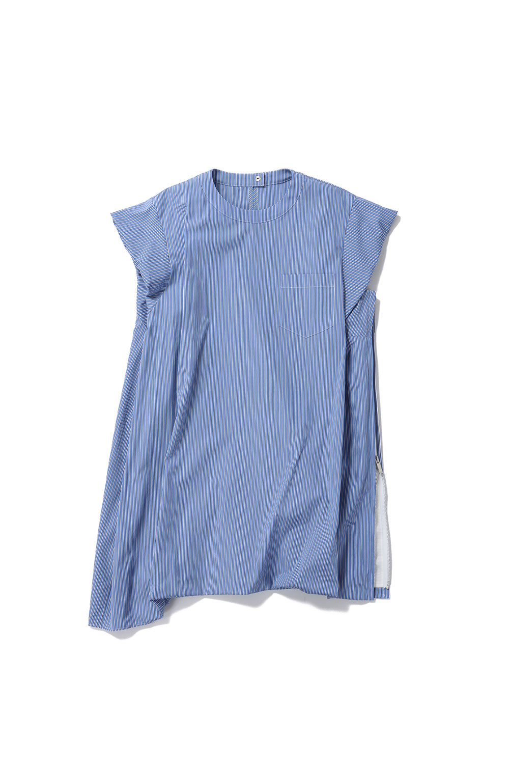 Cotton Poplin pullover - BLUE STRIPE 421 (25-07683) | セレクト