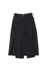Mame Kurogouchi】Jacquard Flare Skirt BLACK MM25SS-JS028